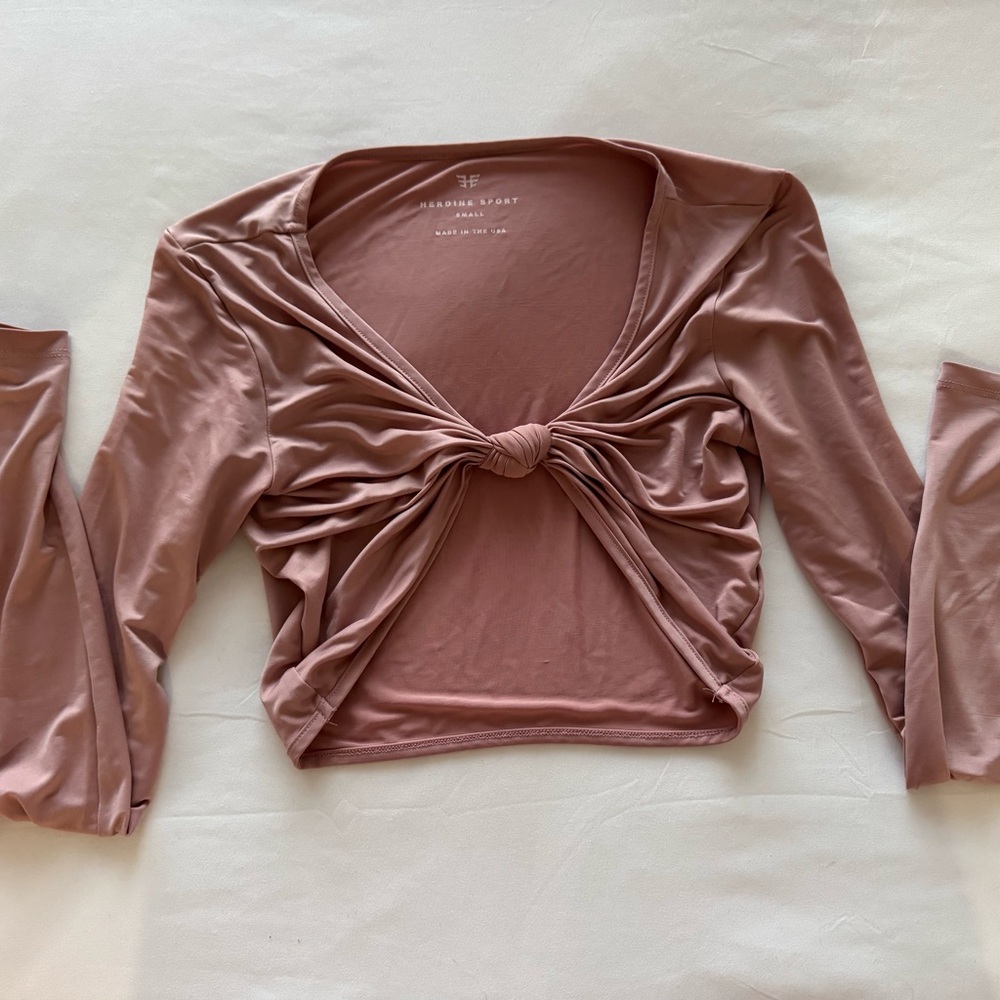 Heroine Sport Pink Long Sleeve Top